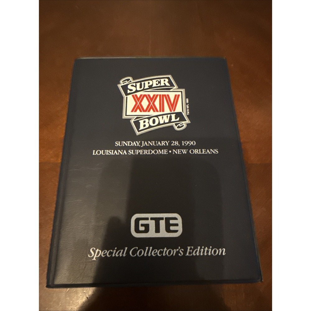 1990 Pro Set Super Bowl XXIV GTE Special Collectors Edition - 40 Card Set